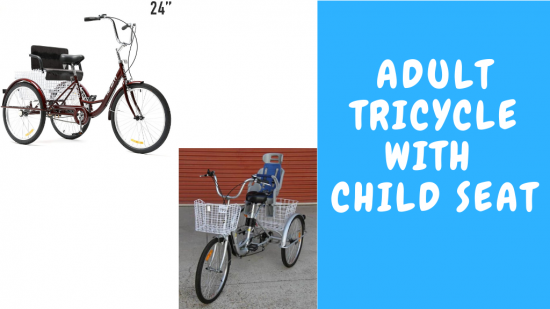 Adult Tricycle with Child Seat