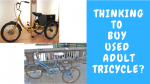 Used Adult Tricycle